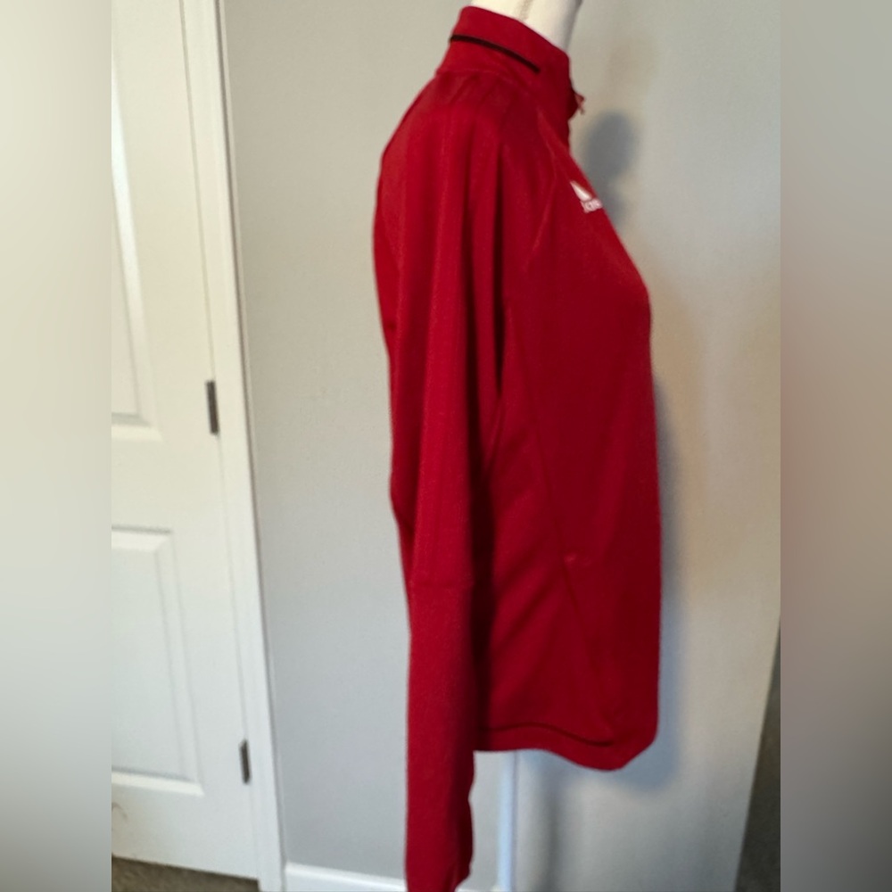 Adidas Women's Vibrant Red Jacket | Very Good Condition - Picture 8 of 10